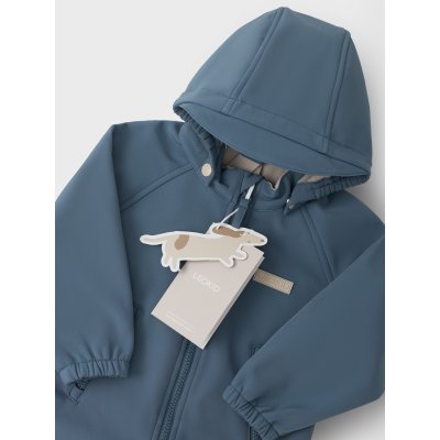 Leokid Softshellová kombinéza Lilo - Storm Blue, vel. 104 - obrázek