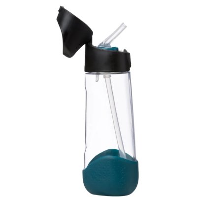 b.box Láhev na pití s brčkem 600 ml - Night Vision - obrázek