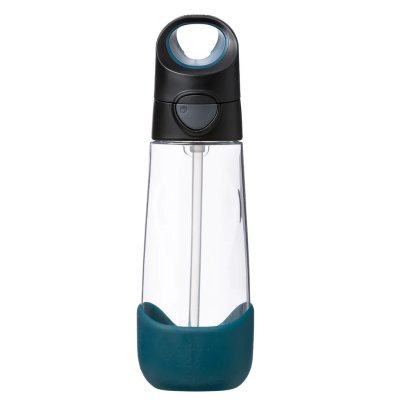 b.box Láhev na pití s brčkem 600 ml - Night Vision