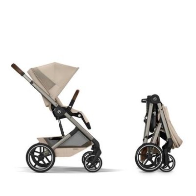 Cybex Balios S Lux Kompletní kočárek - Taupe/Almond Beige - obrázek