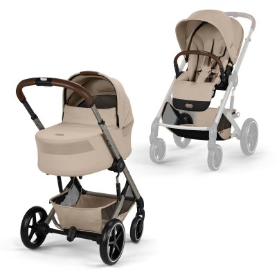 Cybex Balios S Lux Kompletní kočárek - Taupe/Almond Beige