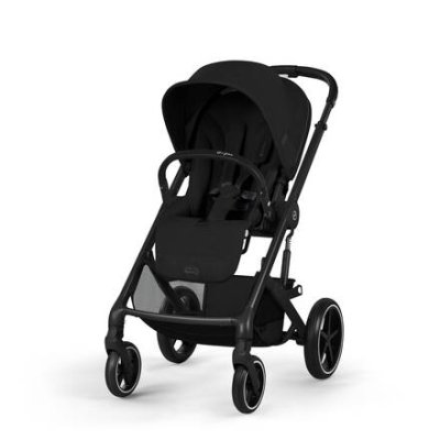 Cybex Balios S Lux Kompletní kočárek se skládací korbou - Black/Moon Black - obrázek