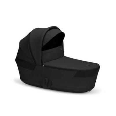 Cybex Balios S Lux Kompletní kočárek se skládací korbou - Black/Moon Black - obrázek