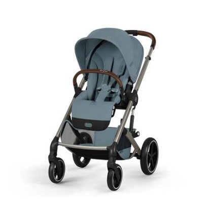 Cybex Balios S Lux Kompletní kočárek se skládací korbou - Taupe/Stormy Blue - obrázek