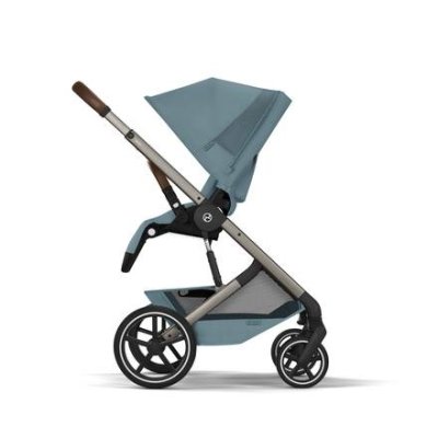 Cybex Balios S Lux Kompletní kočárek se skládací korbou - Taupe/Stormy Blue - obrázek