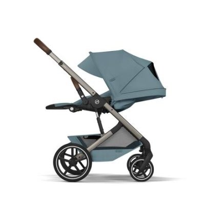 Cybex Balios S Lux Kompletní kočárek se skládací korbou - Taupe/Stormy Blue - obrázek