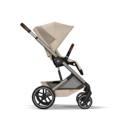 Cybex Balios S Lux Kompletní kočárek se skládací korbou - Taupe/Almond Beige - obrázek