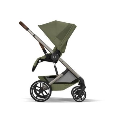 Cybex Balios S Lux Kompletní kočárek se skládací korbou - Taupe/Moss Green - obrázek