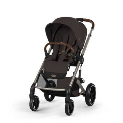 Cybex Balios S Lux Kompletní kočárek se skládací korbou - Taupe/Chocolate Brown - obrázek