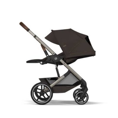 Cybex Balios S Lux Kompletní kočárek se skládací korbou - Taupe/Chocolate Brown - obrázek