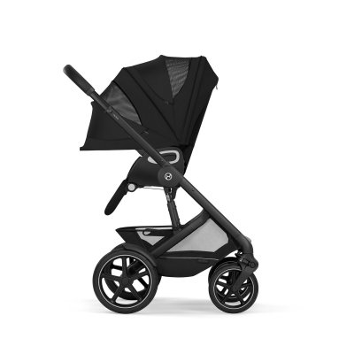 Cybex Talos S Lux Kompletní kočárek se skládací korbou New - Black/Moon Black - obrázek