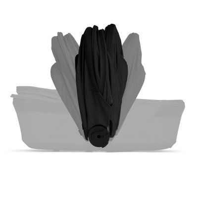 Cybex Talos S Lux Kompletní kočárek se skládací korbou New - Black/Moon Black - obrázek