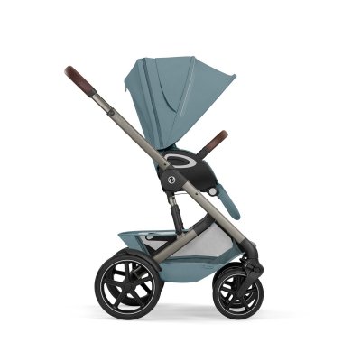 Cybex Talos S Lux Kompletní kočárek se skládací korbou New - Taupe/Stormy Blue - obrázek