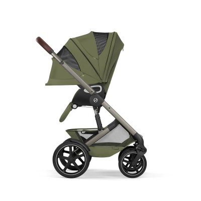 Cybex Talos S Lux Kompletní kočárek se skládací korbou New - Taupe/Moss Green - obrázek