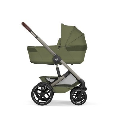 Cybex Talos S Lux Kompletní kočárek se skládací korbou New - Taupe/Moss Green - obrázek