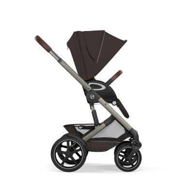 Cybex Talos S Lux Kompletní kočárek se skládací korbou New - Taupe/Chocolate Brown - obrázek