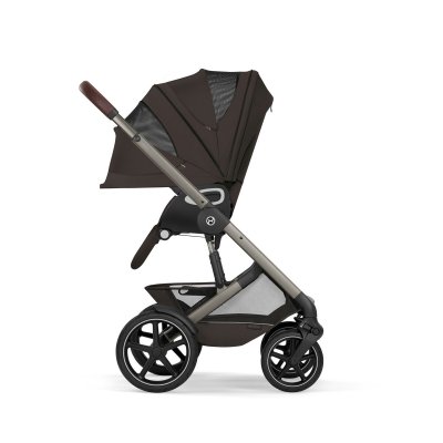 Cybex Talos S Lux Kompletní kočárek se skládací korbou New - Taupe/Chocolate Brown - obrázek