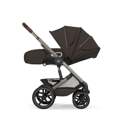 Cybex Talos S Lux Kompletní kočárek se skládací korbou New - Taupe/Chocolate Brown - obrázek