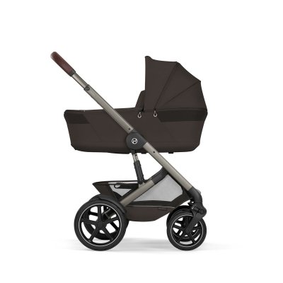 Cybex Talos S Lux Kompletní kočárek se skládací korbou New - Taupe/Chocolate Brown - obrázek