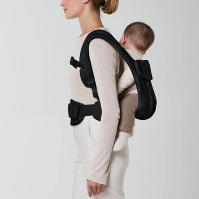 Cybex Platinum Coya Carrier Nosítko Bouclé - Stone Black - obrázek