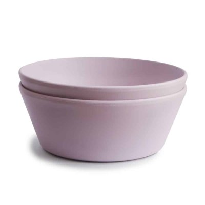 Mushie Sada dětských misek - Soft Lilac, 2 ks