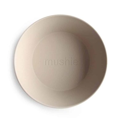 Mushie Sada dětských misek - Vanilla, 2 ks - obrázek