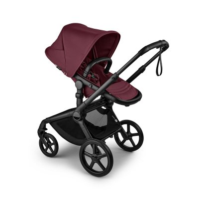 Bugaboo Fox5 Renew Kompletní set + Novorozenecké hnízdo - Black/Dark Cherry - obrázek