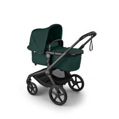 Bugaboo Fox5 Renew Kompletní set + Novorozenecké hnízdo - Black/Fern Green - obrázek