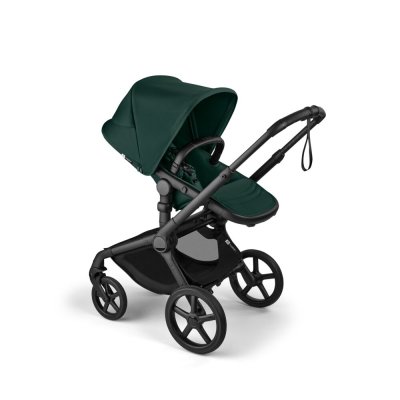 Bugaboo Fox5 Renew Kompletní set + Novorozenecké hnízdo - Black/Fern Green - obrázek