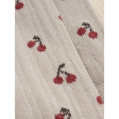 Minymo Punčochy se vzorem 2 ks - Light Taupe, vel. 92/98 - obrázek