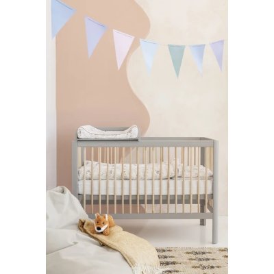 Pinio Pure Dětská postýlka 120 x 60 cm - Grey - obrázek