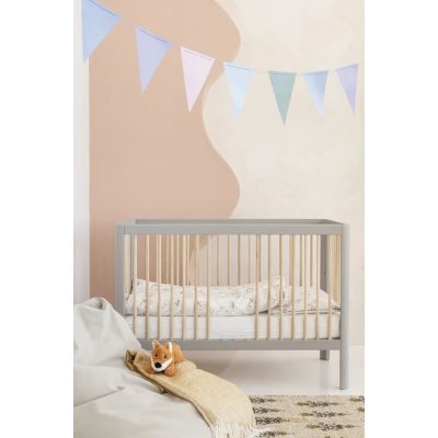 Pinio Pure Dětská postýlka 120 x 60 cm - Grey - obrázek