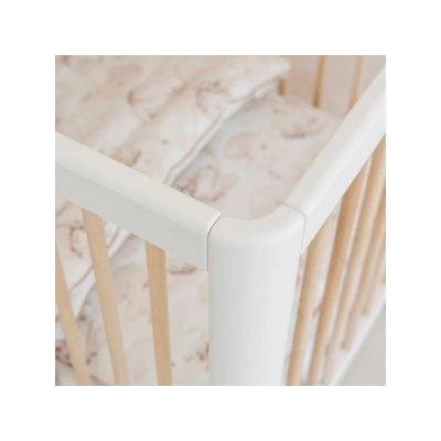 Pinio Pure Dětská postýlka 120 x 60 cm - White - obrázek