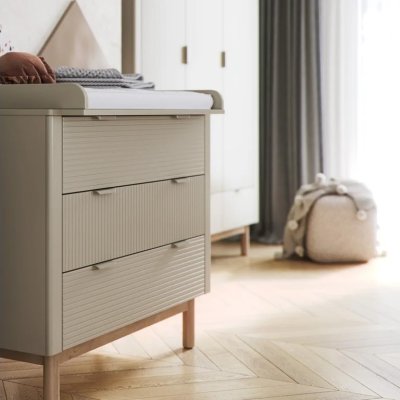 Pinio Miloo Komoda se 3 zásuvkami - Champagne - obrázek