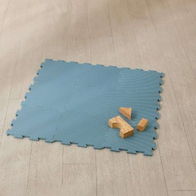 Nido Nido Pěnová hrací podložka Puzzle 9ks - Dusty Blue