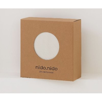 Nido Nido Pěnová hrací podložka Puzzle 9ks - Ivory White - obrázek