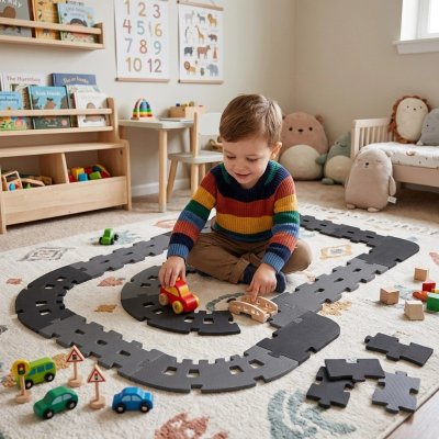 Nido Nido Pěnové puzzle - X Rail