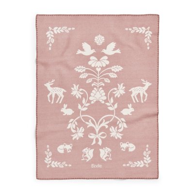 Elodie Details Deka Jacquard - Mulberry Pink - obrázek