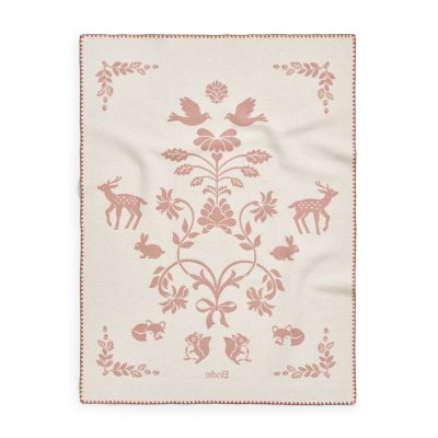 Elodie Details Deka Jacquard - Mulberry Pink - obrázek