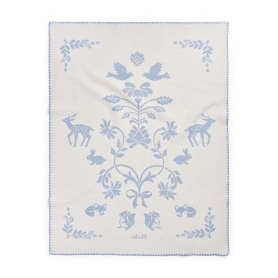 Elodie Details Deka Jacquard - Blueberry Blue - obrázek