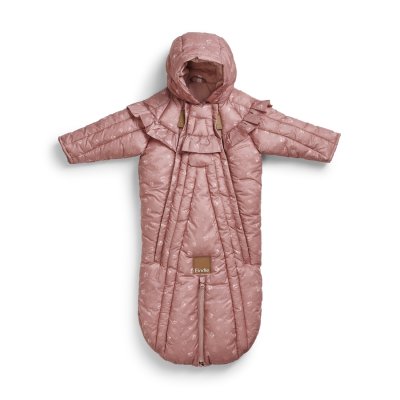 Elodie Details Fusak do autosedačky/Overal - Pink Petit River Rose, 0 - 6 m - obrázek