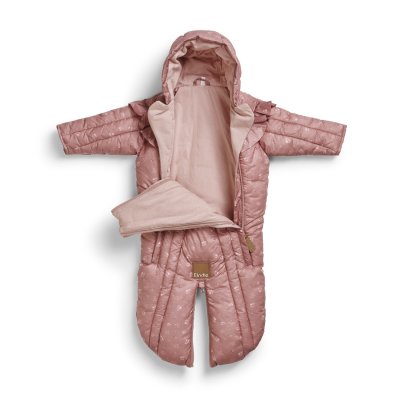 Elodie Details Fusak do autosedačky/Overal - Pink Petit River Rose, 6 - 12 m - obrázek