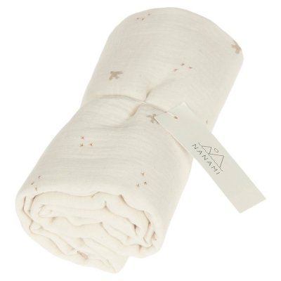 Nanami Swaddle Bird - Latte, 100 x 135 cm