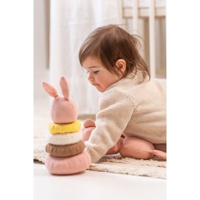 JaBaDaBaDo Měkká stohovací hračka - Zajíček - obrázek