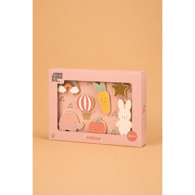 JaBaDaBaDo Puzzle vkládačka - Zajíček a kamarádi - obrázek