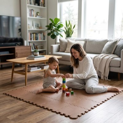 Nido Nido  Pěnová hrací podložka Puzzle 36ks 180 x 180 cm - Caramel - obrázek