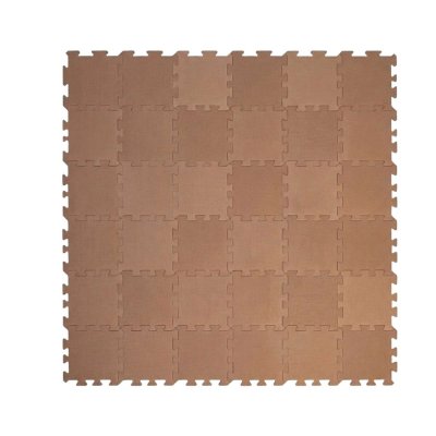 Nido Nido  Pěnová hrací podložka Puzzle 36ks 180 x 180 cm - Caramel