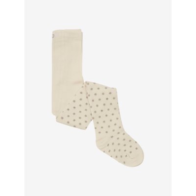 Minymo Punčochy se vzorem 2 ks - Simply Taupe, vel. 56/62 - obrázek
