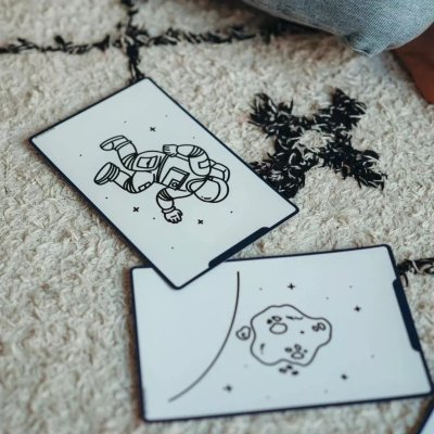 Kidywolf Doplňkové karty Kidydraw Mini - Galaxie a dinosauři - obrázek