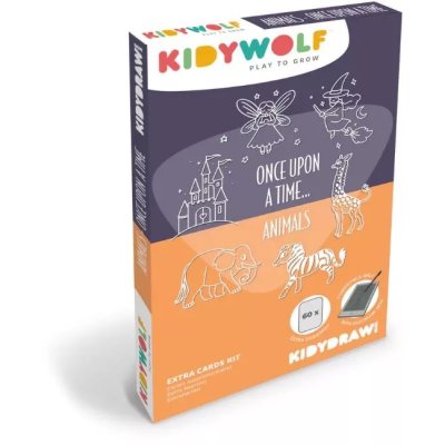 Kidywolf Doplňkové karty Kidydraw Mini - Bylo nebylo a zvířata